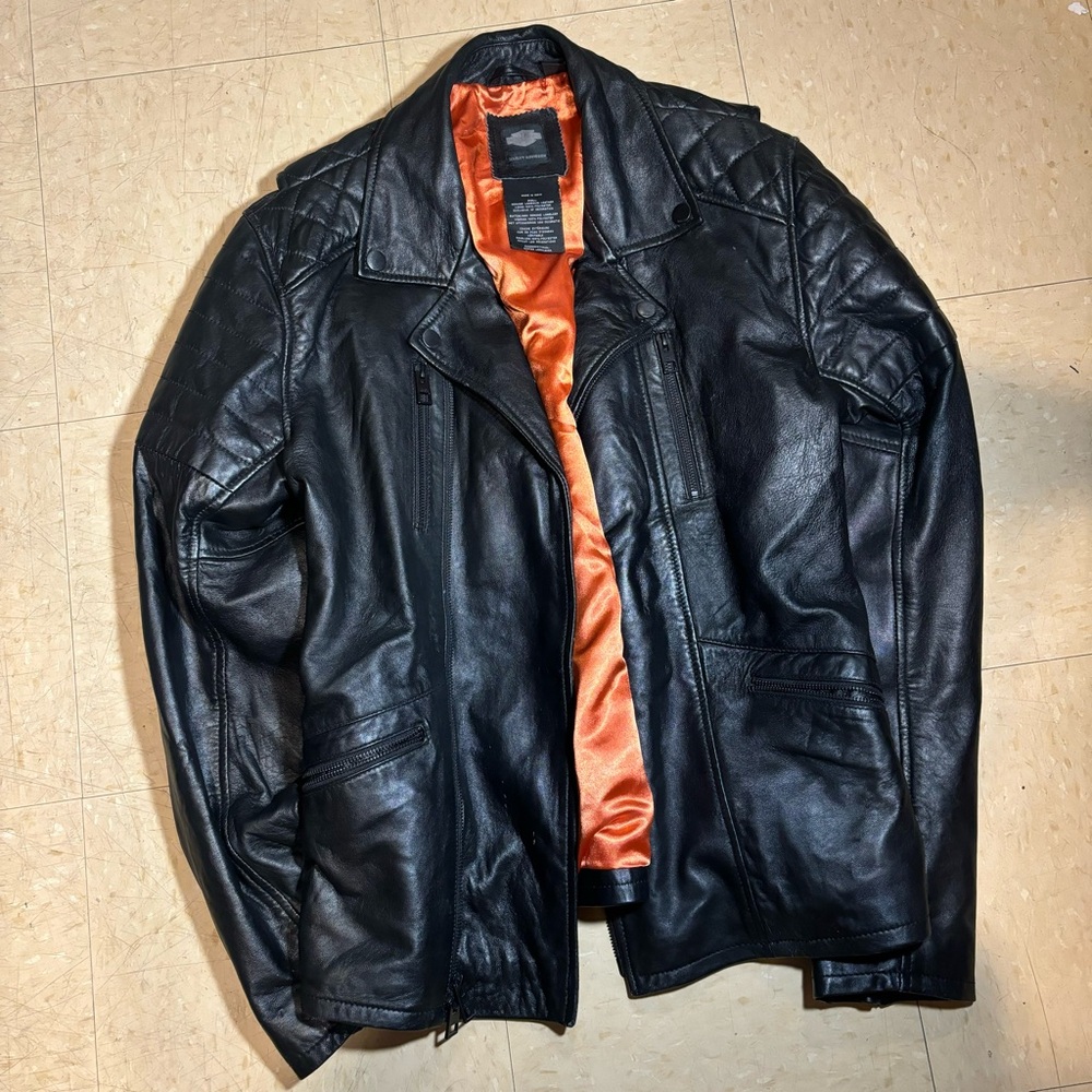 2014 Lambskin Leather Harley Davidson Jacket